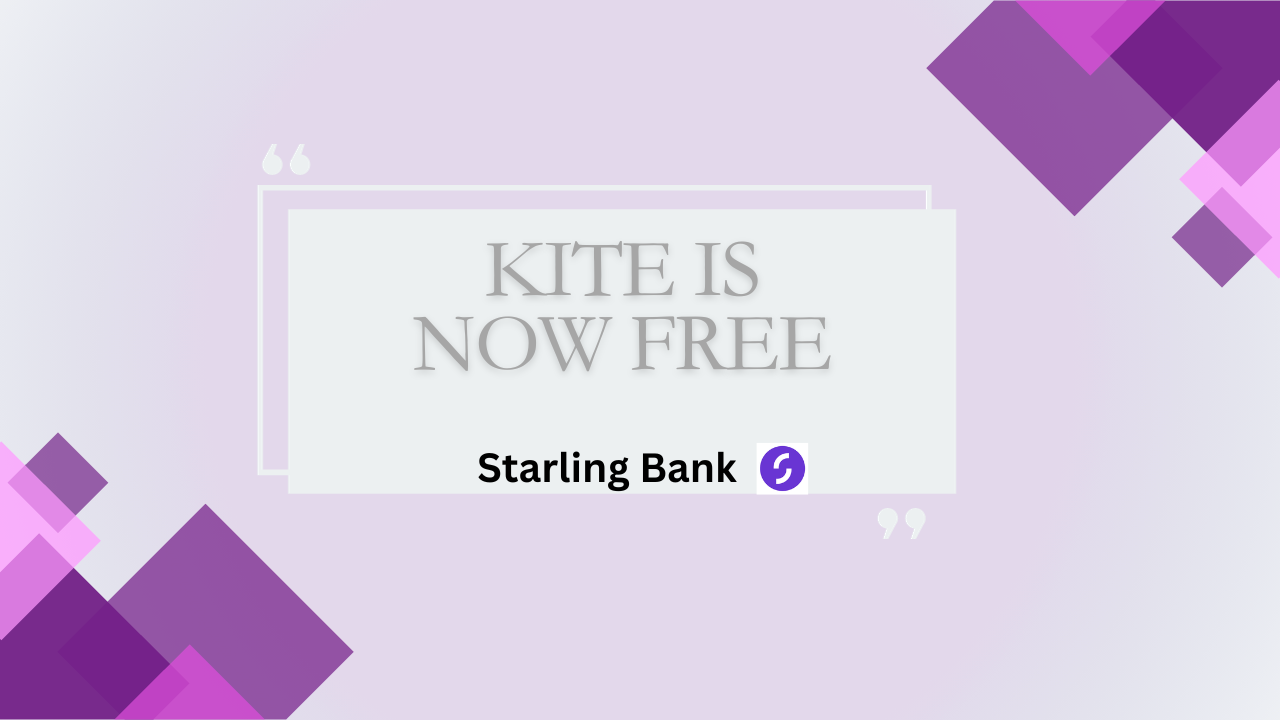 Starling Bank Update- Free Starling Kite for Kids!